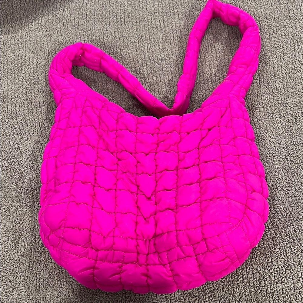Pink Quilted Women's Bag